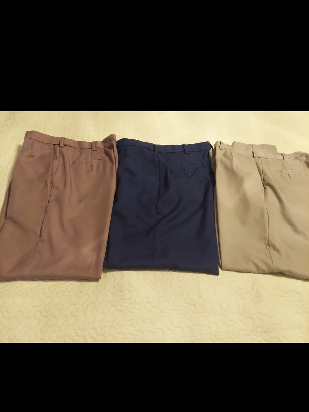 Men's Classic Dress Pants - Navy, Taupe, Khaki